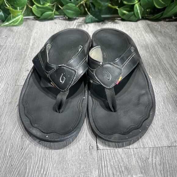 Olukai Hawaiian Lifeguard Sandals Mens 13 Kipi Shoe Slip On Pool Beach Flip Flop main image 7